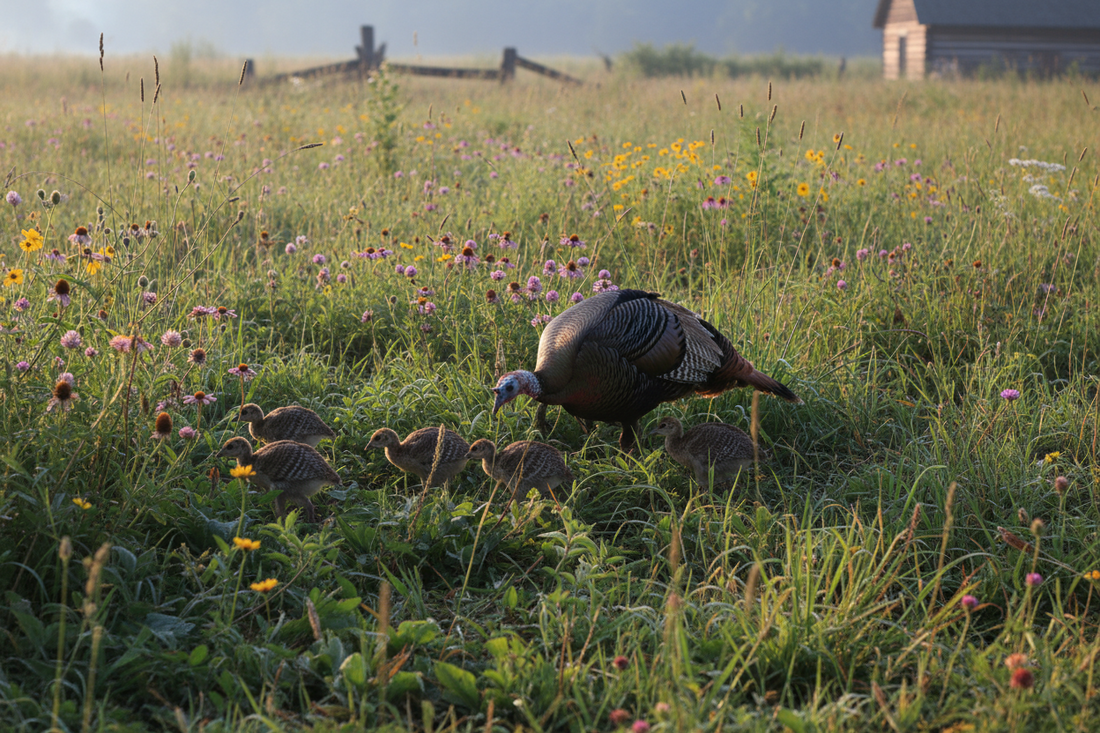 Put the Mower Away: Why Summer Fields Matter for Turkeys