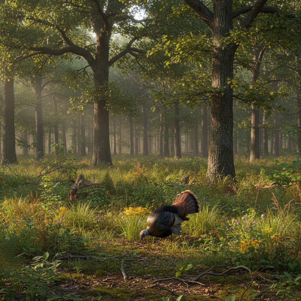 Turkey Series - Managed Timber with Wild Turkey